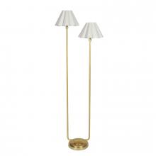 Regina Andrew 14-1066NB-WT - Regina Andrew Polly Floor Lamp (Natural Brass wi