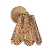 Regina Andrew 15-1195NB - Regina Andrew Kismet Hanging Sconce (Natural Brass)