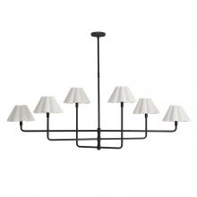 Regina Andrew 16-1454BB-WT - Regina Andrew Polly Metal Chandelier (Blackened