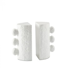 Regina Andrew 20-1651WT - Regina Andrew Sanya Bookend Set (White)