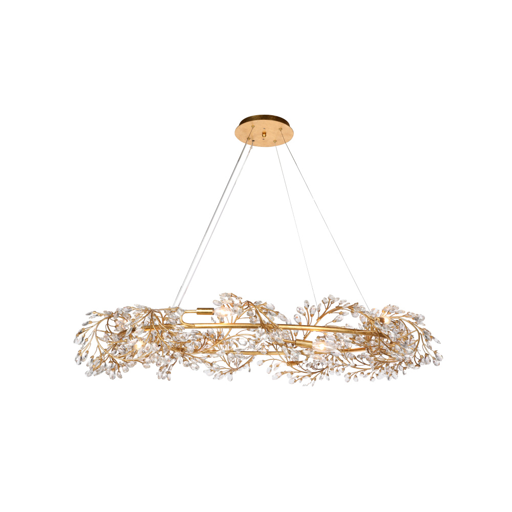 Ludovica Vine Floral Orbit Chandelier - Large