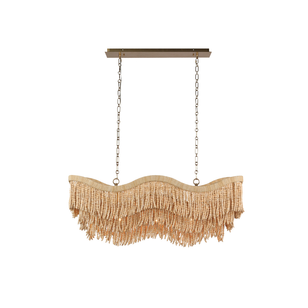 Angeline Long Chandelier - Natural
