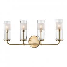 Hudson Valley 3904-AGB - 4 LIGHT WALL SCONCE