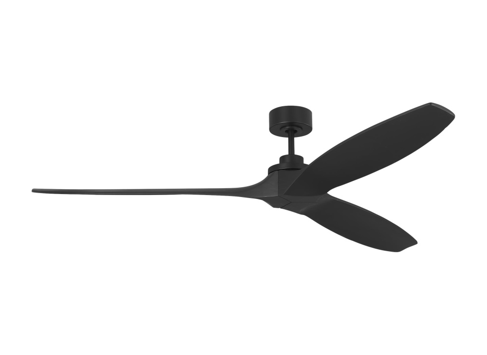 Collins Smart 70 Ceiling Fan in Midnight Black with Midnight Black Blades