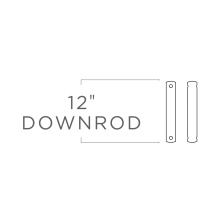 Visual Comfort & Co. Fan Collection DRA72ATI - 72" Downrod 3/4" Diameter