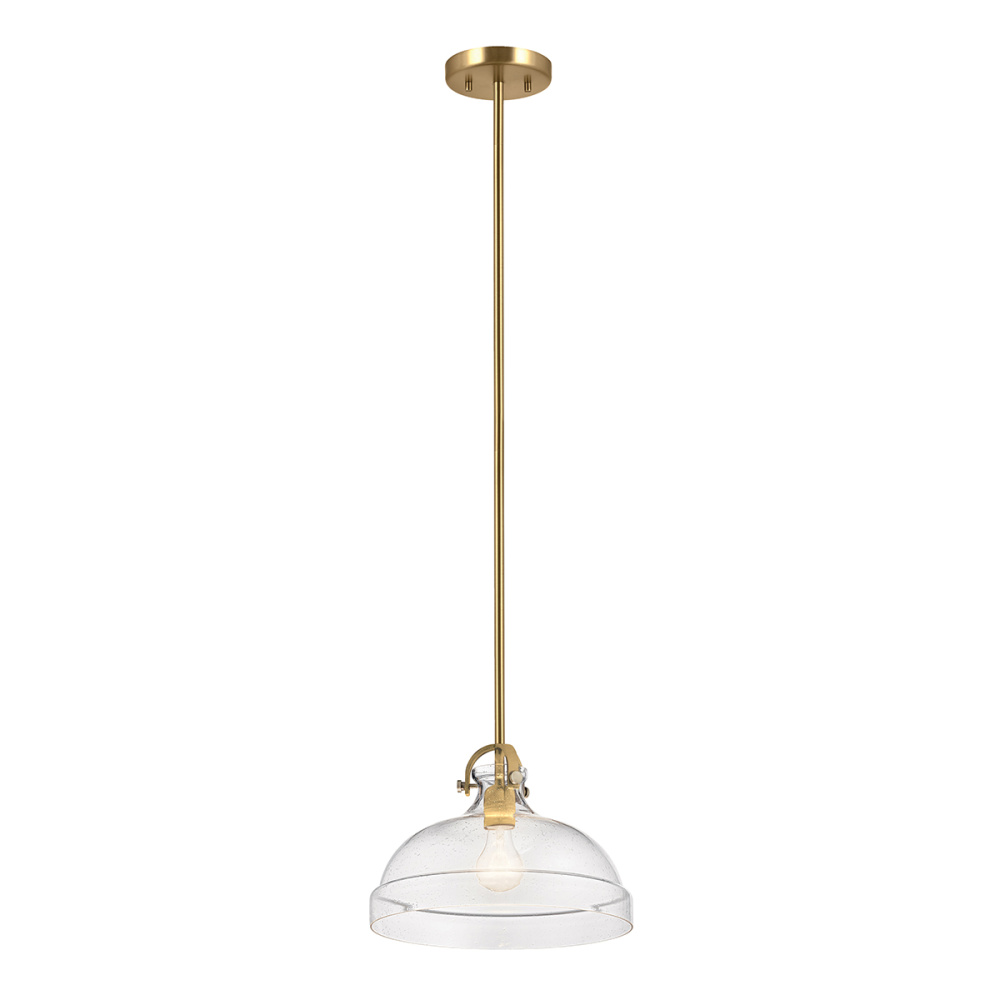 Hampton 1 Light Duo-Mount Pendant - Brass