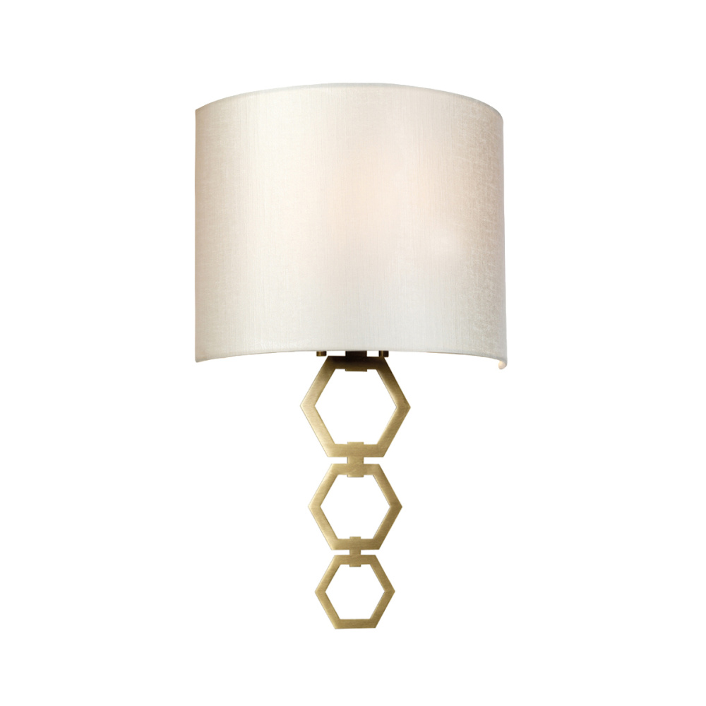 Clark Medium 1 Light Wall Light - Aged Brass