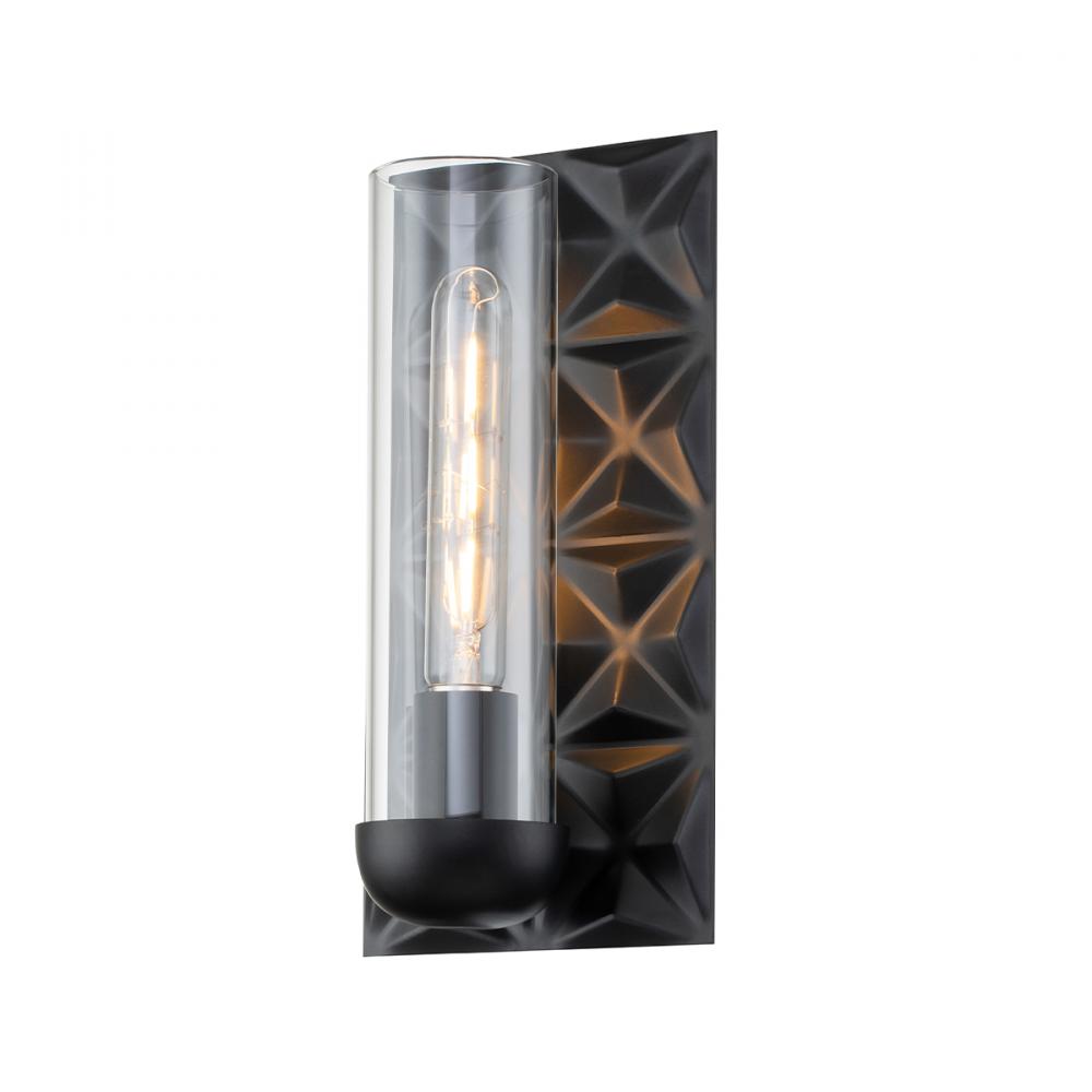 Alpha 1 Light Sconce in Matte Black