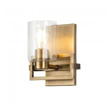 Lucas McKearn BB90117ATB-1 - Estes 1 Light Wall Sconce In Aged Brass
