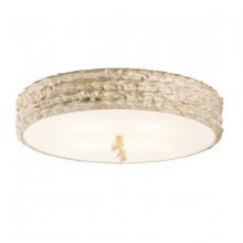 Lucas McKearn fm1238-20 - Trellis  Bone Finish 3 Light Flush