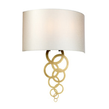 Lucas McKearn sc-curtis-large-ab - Curtis 2 Light Large Wall Sconce - Aged Brass