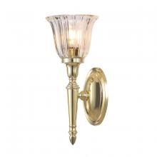 Lucas McKearn BB-DRYDEN1-PB - Dryden 1 Light Bath Light in Polished Brass