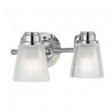 Lucas McKearn BB-HUDSON2-PC - Hudson 2 Light Bath Light in Polished Chrome