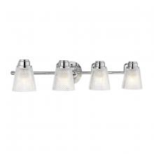 Lucas McKearn BB-HUDSON4-PC - Hudson 4 Light Bath Light in Polished Chrome