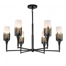 Lucas McKearn CH20319BLK-6 - Sawgrass 6 Lt Chandelier in Black