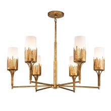 Lucas McKearn CH20319G-6 - Sawgrass 6 Lt Chandelier in Gold Leaf