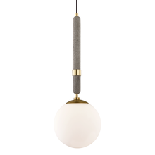 Mitzi by Hudson Valley Lighting H289701L-AGB - Brielle Pendant