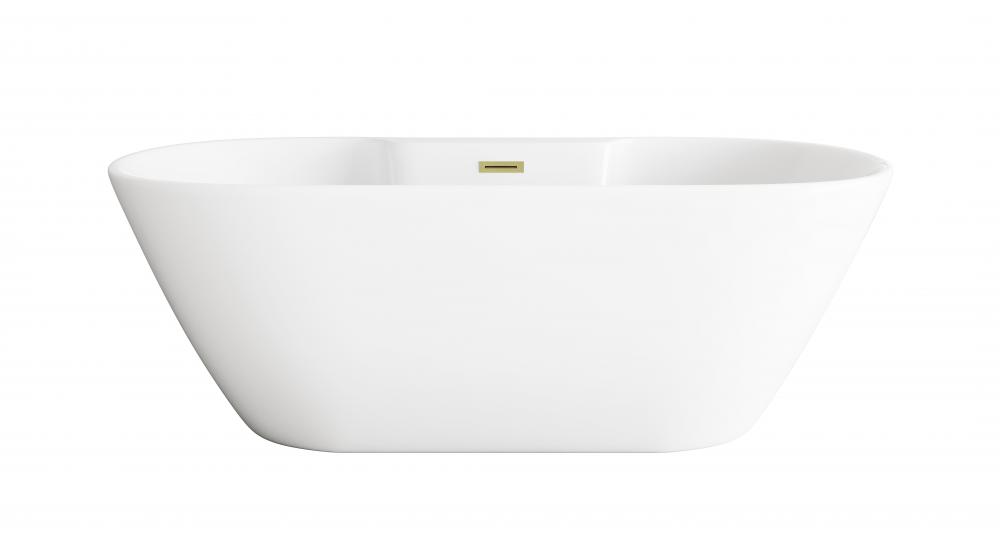 Bathtub 66.9 x 29.9 x 22.8 Glossy White