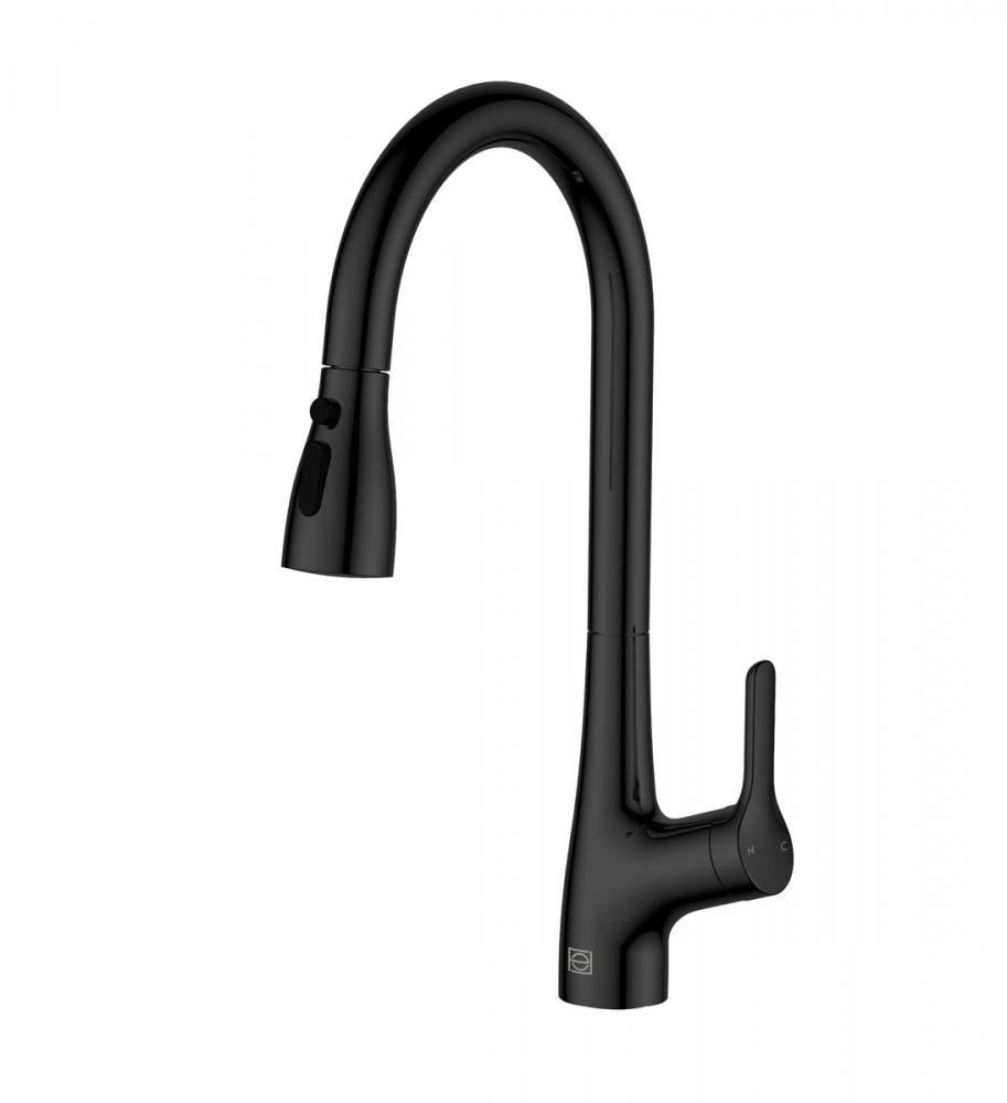 Kitchen Faucet 4 29/64" × 1‘ 3-17/32"  × 10 1/16" matte black