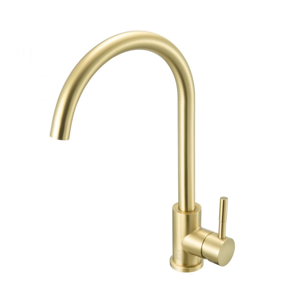 Kitchen Faucet 3 5/8" × 1‘ 2-1/2" × 9 3/8" brushed gold