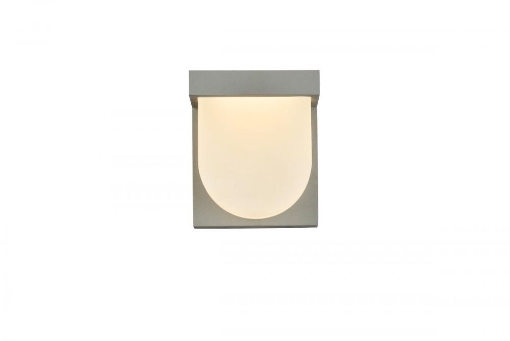 LED Wall Sconce W5''E3''H6'' Silver