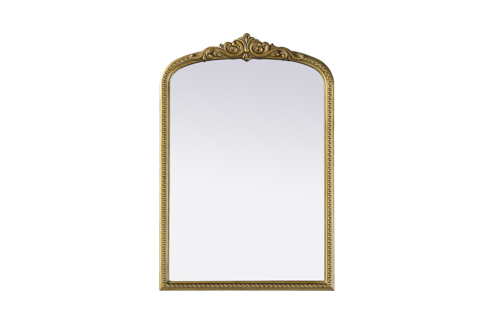 Wall mirror 24"x1.4"x36" Antique Brass