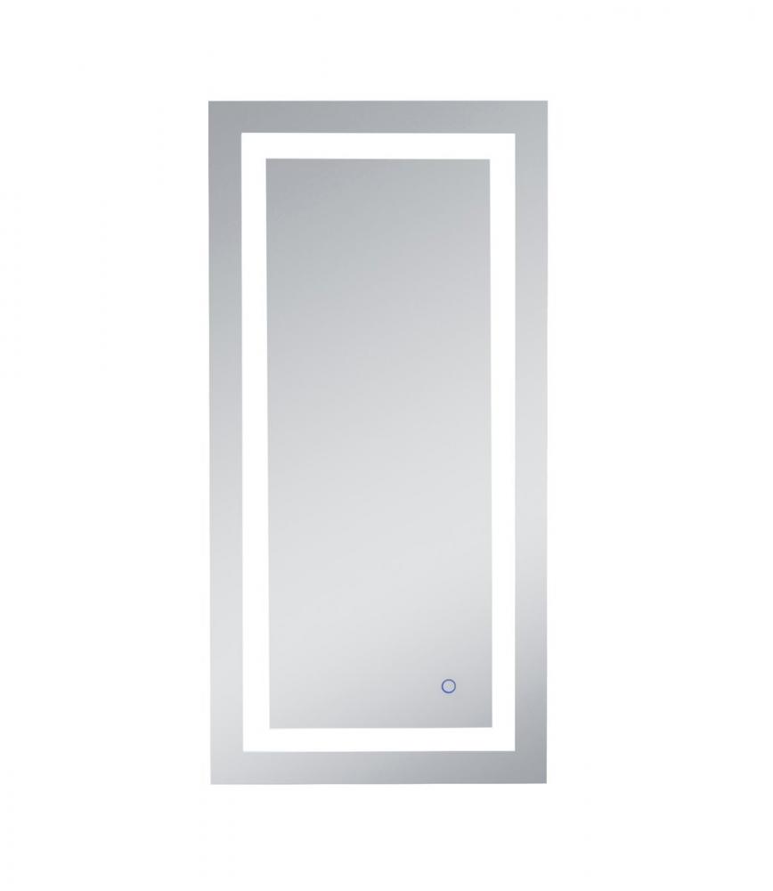 Helios 20in x 40in Hardwired LED mirror with touch sensor and color changing temperature