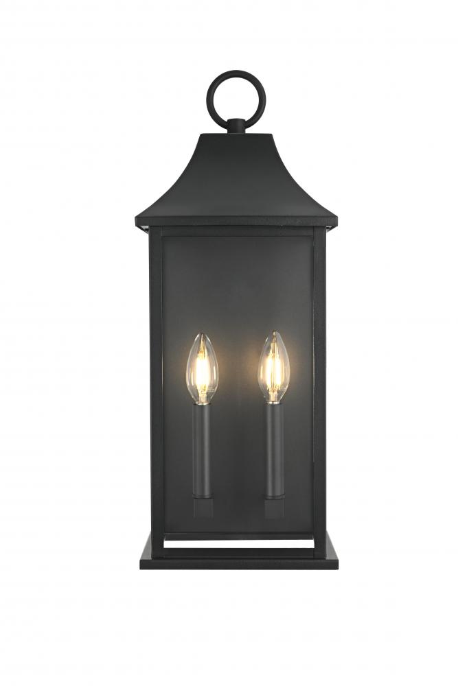 Wall Sconse W8"D6.1"H20.5" Black