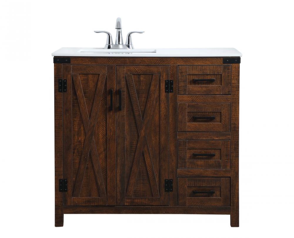 36 inch  Single Bathroom Vanity in Espresso