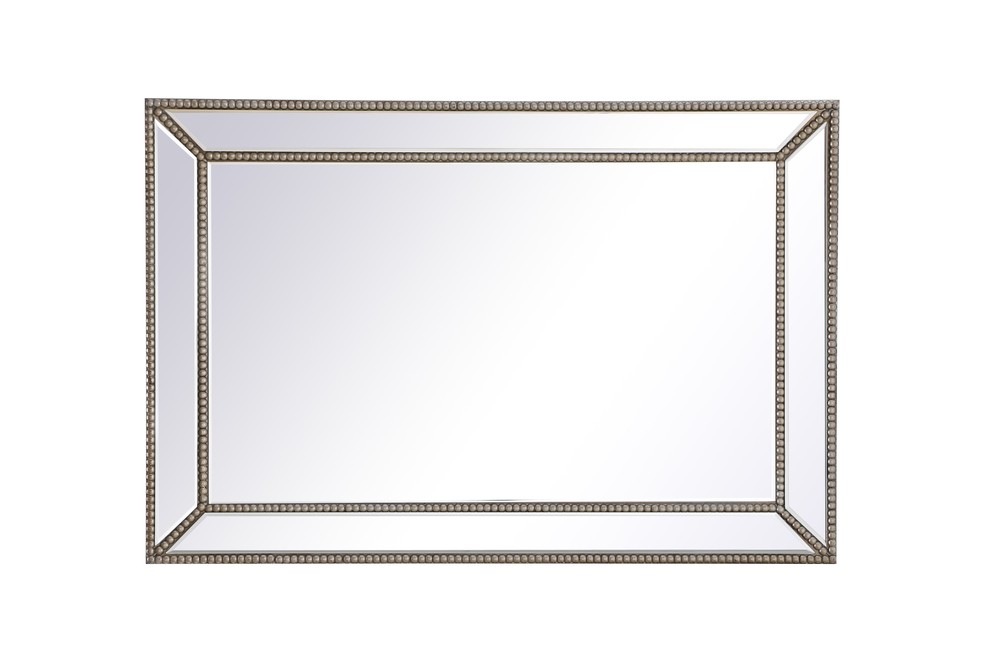 23.5 Inch Rectangle Mirror In Clear Finish