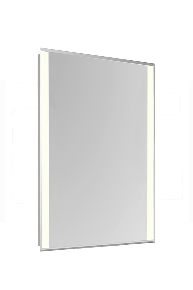 2 Sides LED Edge Hardwired Mirror Rectangle W20H40 Dimmable 5000K