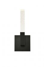Elegant 1030W6BK - Noemi 6 Inch Adjustable LED Wall Sconce in Black