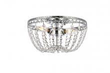 Elegant 1112F12C - Kylie 12 inch flush mount in chrome