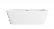 Elegant BT30667GW-BGD - Bathtub 66.9 x 29.5 x 22.8 Glossy White