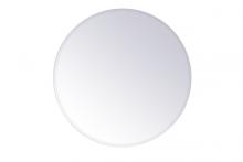 Elegant MR401936 - Gracin Round Mirror 36 Inch in Clear