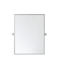 Elegant MR6E2432SIL - Rectangle pivot mirror 24x32 inch in silver