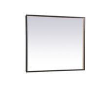 Elegant MRE62740BK - Pier 27x40 Inch LED Mirror with Adjustable Color Temperature 3000k/4200k/6400k in Black