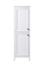 Elegant SC012065WH - Bath Storage Cabinet 2dr 20Wx22Dx65H white