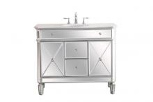 Elegant VF11042SL - 42 in. Single Bathroom Vanity set in  antique silver