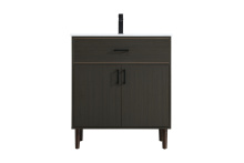 Elegant VF25030MMB - Vanity Cabinet 2Dr W30''xD19''xH34" Mocha Brown