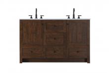 Elegant VF2854DEX - 54 inch Double Bathroom Vanity In Expresso