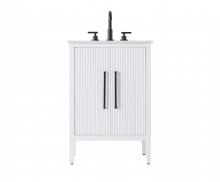 Elegant VF29624WH - 24 inch Single Bathroom Vanity in White