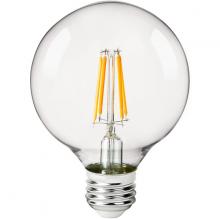 Elegant G25LED103-6PK - LED decorative helix horizontal 3000K filament 6 watts 420 lumens G25 light bulb