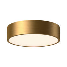 Alora Lighting FM556016AG - Brisbane 16-in Aged Gold 3 Lights Flush Mount