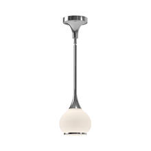 Alora Lighting PD524006CHOP - Hazel 6-in Chrome/Opal Matte Glass 1 Light Pendant