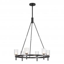 Alora Lighting CH338632UBCC - Lucian 32-in Clear Crystal/Urban Bronze 6 Lights Chandeliers