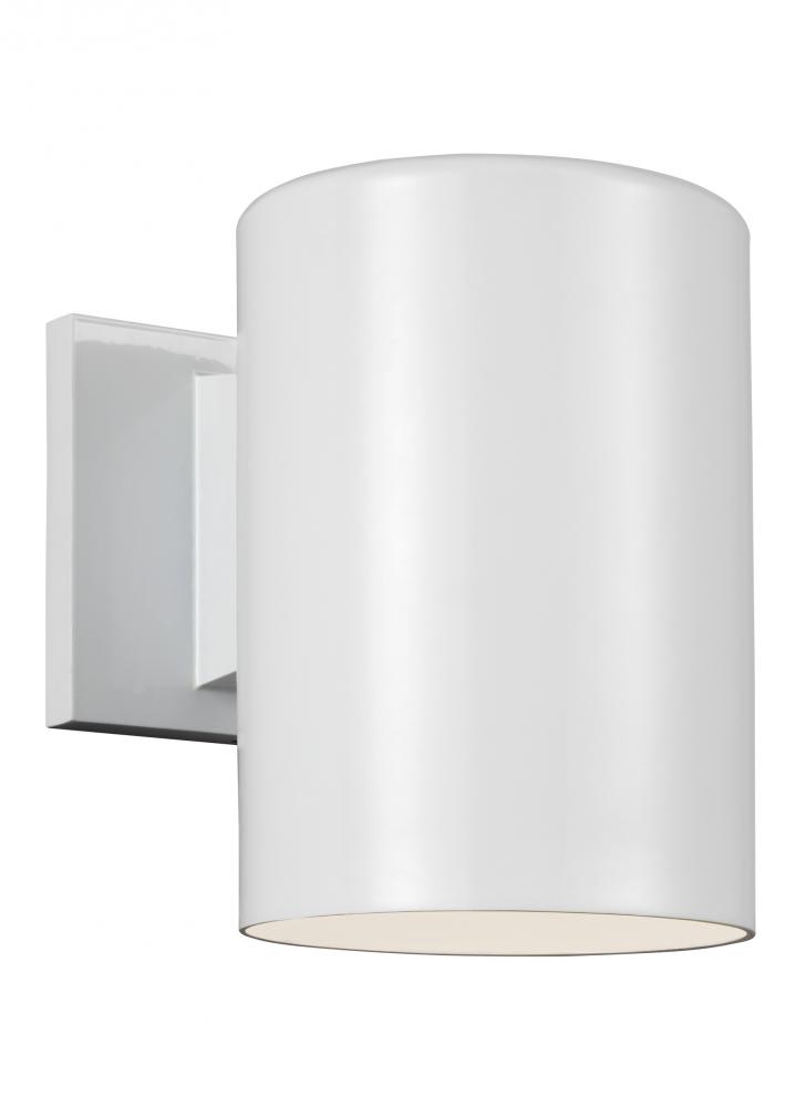 Outdoor Cylinders transitional 1-light outdoor exterior small Dark Sky compliant wall lantern sconce
