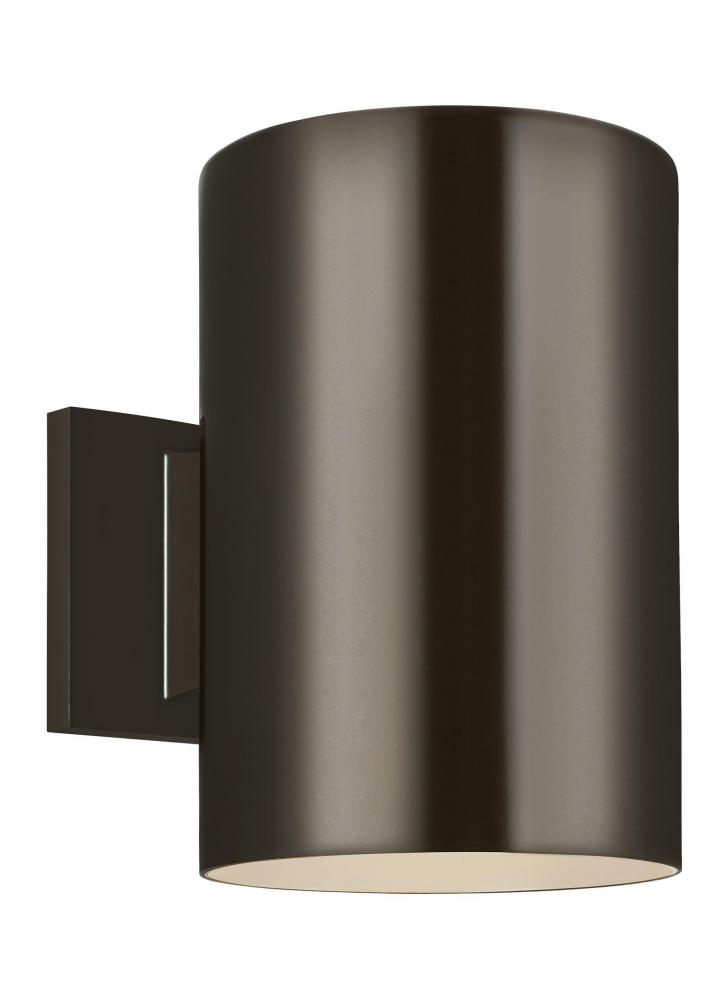 Outdoor Cylinders transitional 1-light outdoor exterior large Dark Sky compliant wall lantern sconce