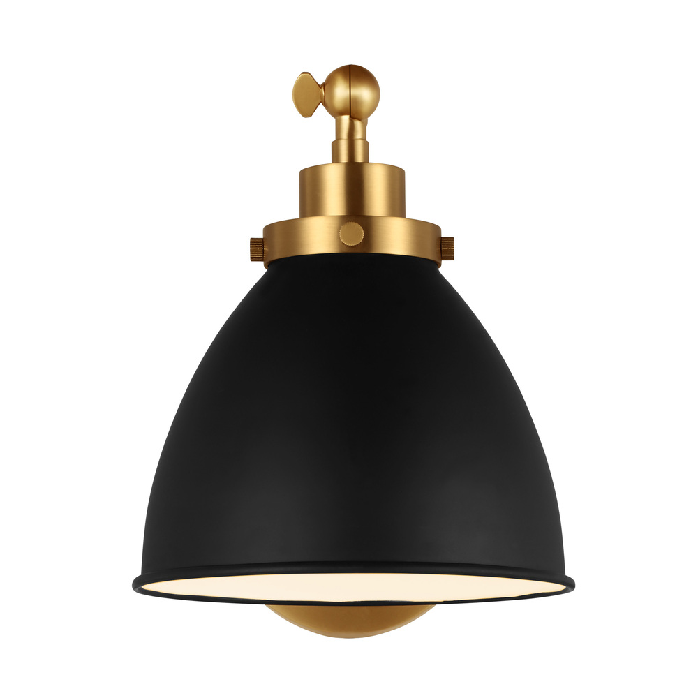 Single Arm Dome Task Sconce