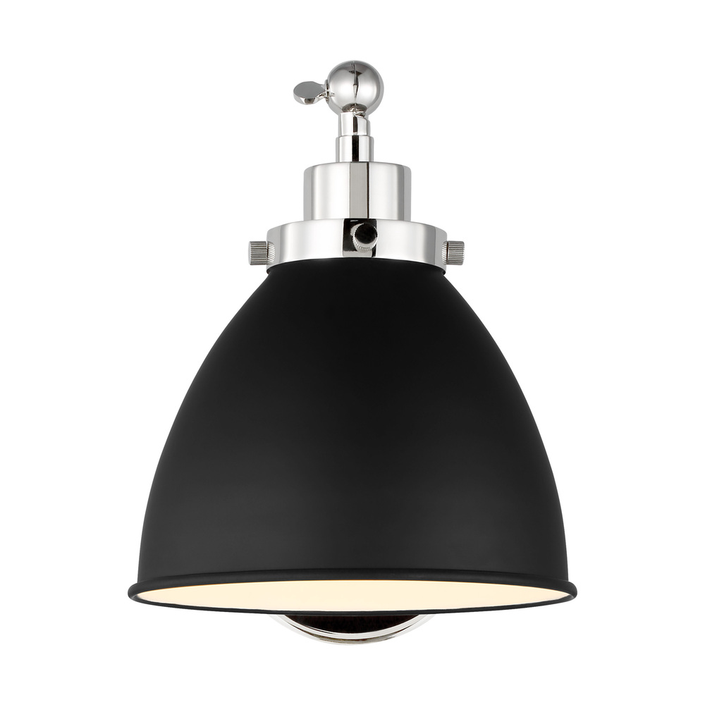 Single Arm Dome Task Sconce